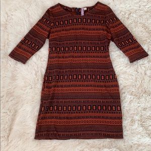 NWOT Francesca’s Fair Isle Dress